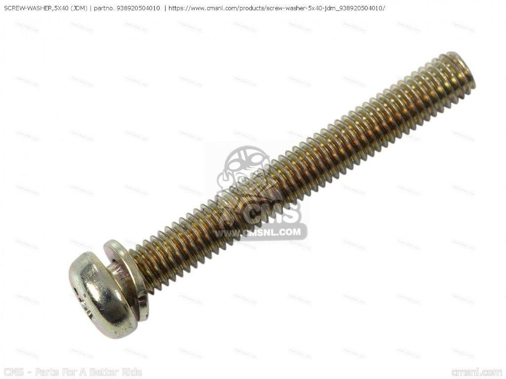 CMS シーエムエス SCREW-WASHER，5X40 (JDM)［938920504010］ C70 HONDA ホンダ 汎用ボルト・ネジ