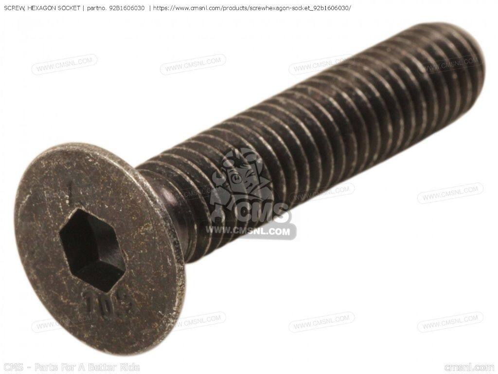 CMS シーエムエス SCREW， HEXAGON SOCKET［92B1606030］ TZR50 YAMAHA ヤマハ 汎用ボルト・ネジ