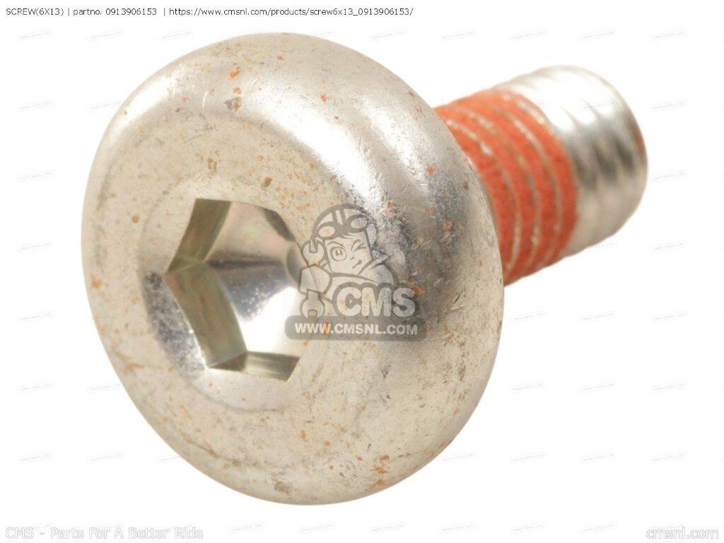 CMS シーエムエス SCREW(6X13)［0913906153］ GSX-R1000 GSX-R1000ARARZA GSX-R1000ARZ GSX-R1000A GSX-R1000RZ GSX-R600 GSX-R750 GSXR1000 GSXR600 GSXR750 GSXR750Z SUZUKI スズキ 汎用ボルト・ネジ