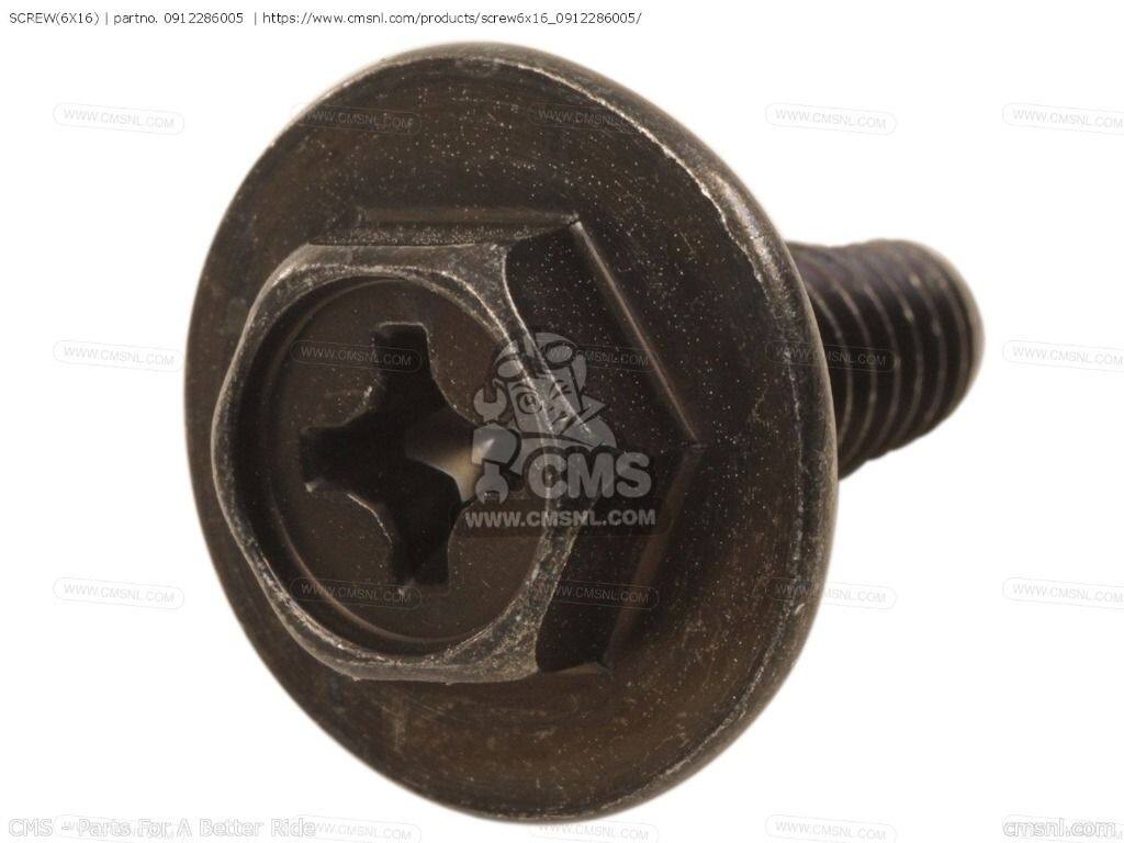 CMS シーエムエス SCREW(6X16)［0912286005］ AN650 BURGMAN AN650A AN650Z EXECUTIVE RV125 RV200 SV1000 SV1000S SV650 SV650A SV650S SV650SF SUZUKI スズキ 汎用ボルト・ネジ