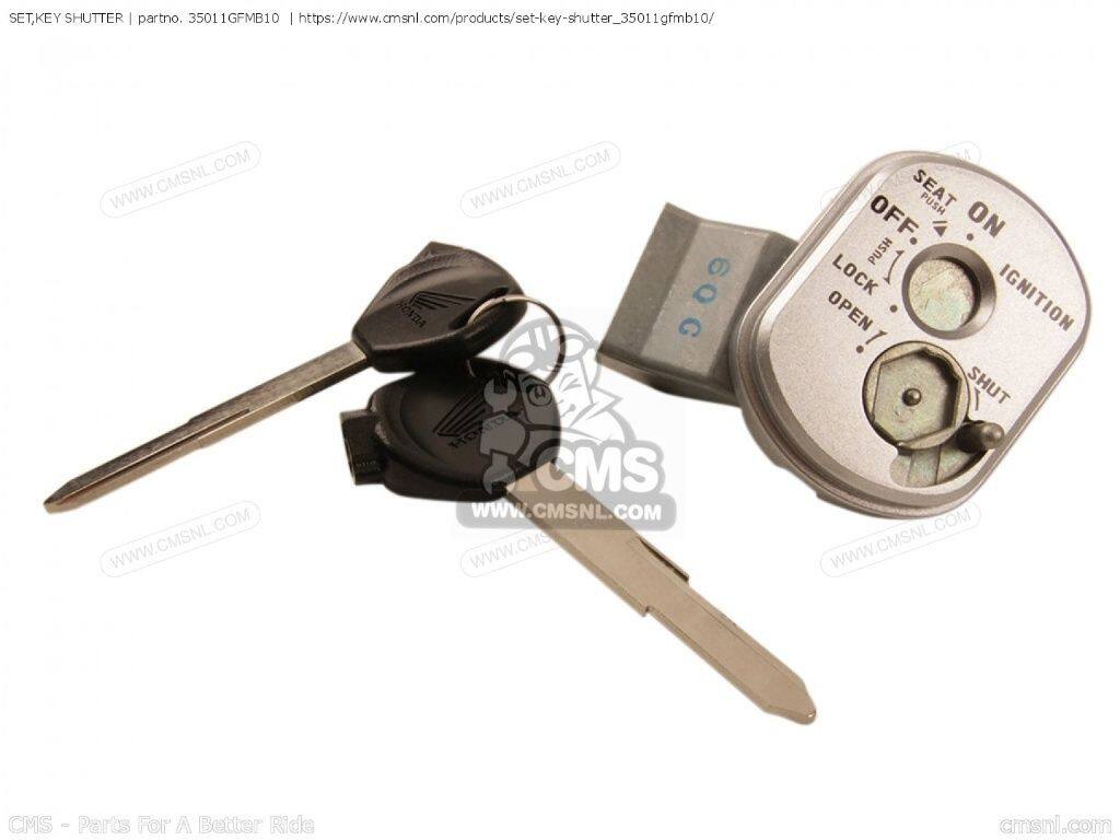 CMS シーエムエス SET，KEY SHUTTER［35011GFMB10］ NHX110WH LEAD NHX110WH8 NHX1...