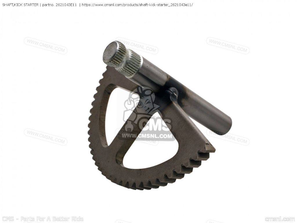 CMS シーエムエス SHAFT，KICK STARTER［2621043E11］ AY50 AY50W AY50WR SUZUKI スズキ キックペダル エンジンパーツ エンジン