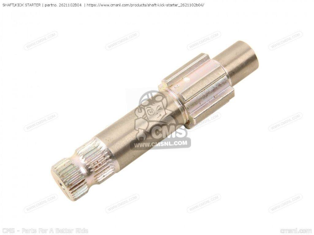 CMS シーエムエス SHAFT，KICK STARTER［2621102B04］ RM85 LW SW & RM85L SUZUKI スズキ キックペダル エンジンパーツ エンジン