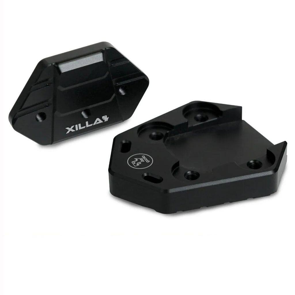 XILLA シラ Aluminum Alloy Enlarged Side Stand Base＋Kick Plate Cygnus X Mk7 1...