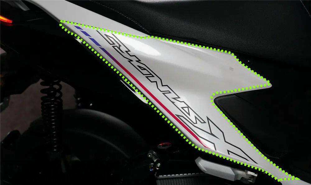 XILLA シラ 3M Premium Rhino Skin Left Side Body Protective Film (2-Piece) Cygnus X Mk7 125 155 YAMAHA ヤマハ プロテクションフィルム・保護フィルム 外装
