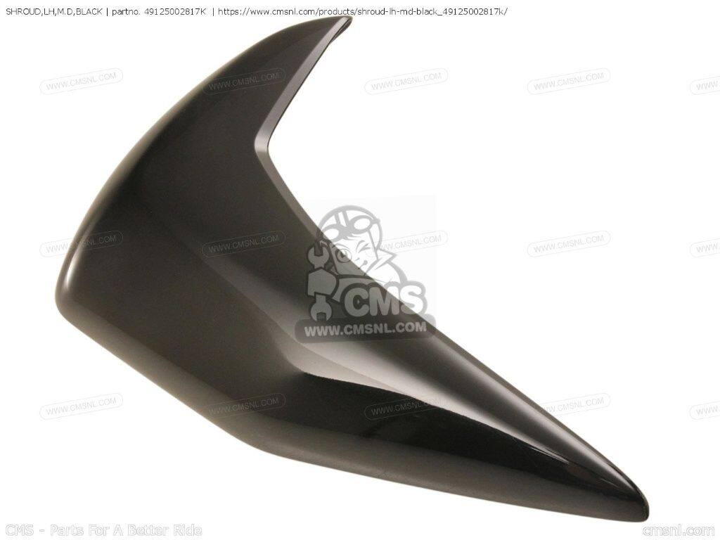 CMS シーエムエス SHROUD，LH，M.D，BLACK［49125002817K］ ZR750L7F Z750 ZR750L8...