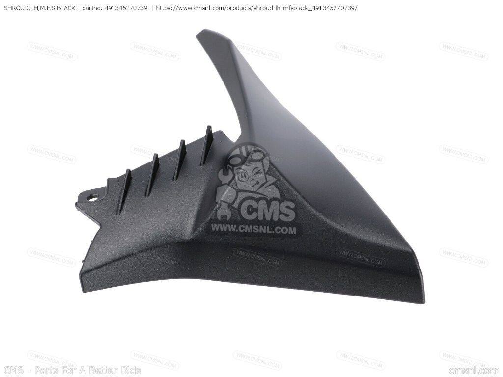CMS シーエムエス SHROUD，LH，M.F.S.BLACK［491345270739］ ZR900FMFNN Z900R KAWASAKI カワサキ ラジエーター 冷却関連 エンジン