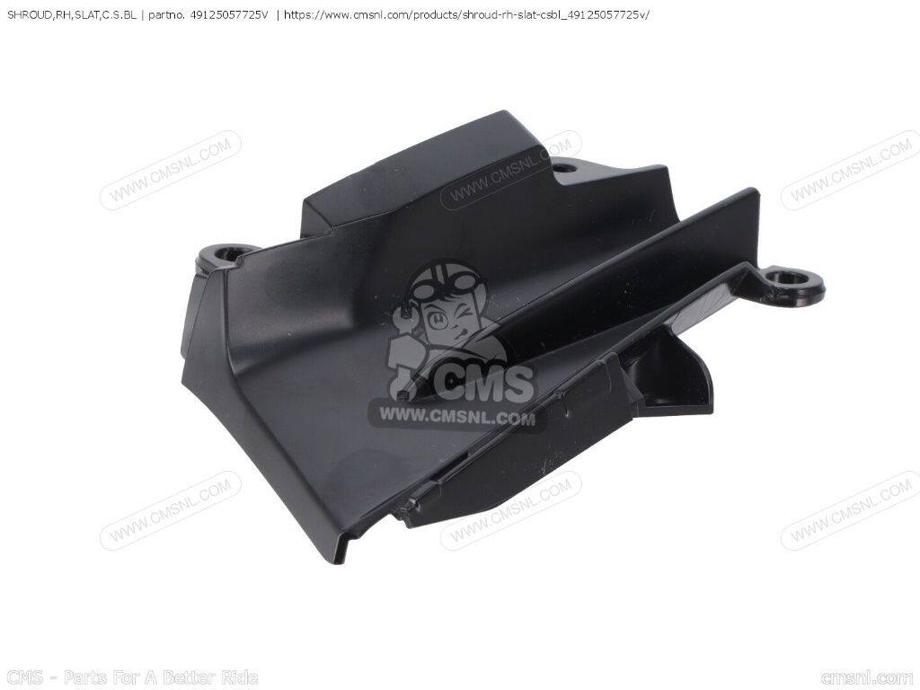 CMS シーエムエス SHROUD，RH，SLAT，C.S.BL［49125057725V］ ZR1000FEF Z1000 ZR1...
