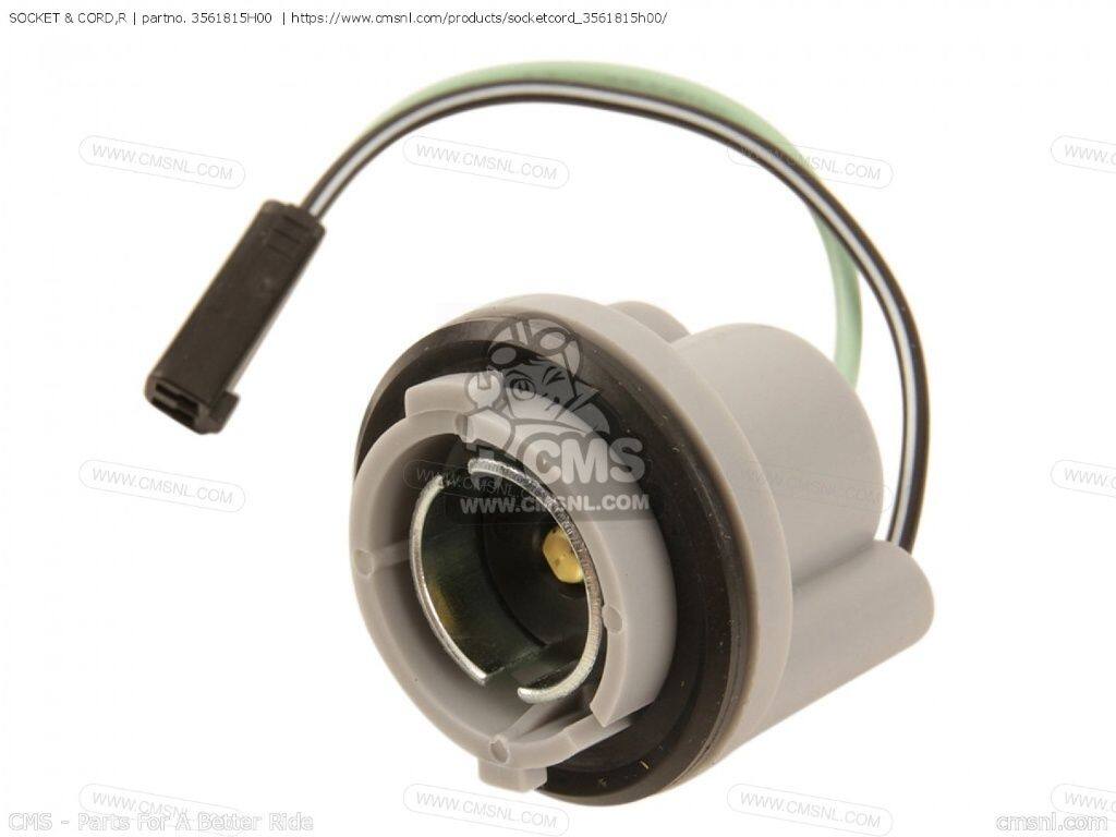 CMS シーエムエス SOCKET ＆ CORD，R［3561815H00］ GSX1300R HAYABUSA GSX1300RA GSX1300RAZ SUZUKI スズキ その他ウインカーオプション・補修部品 灯火類 電装系