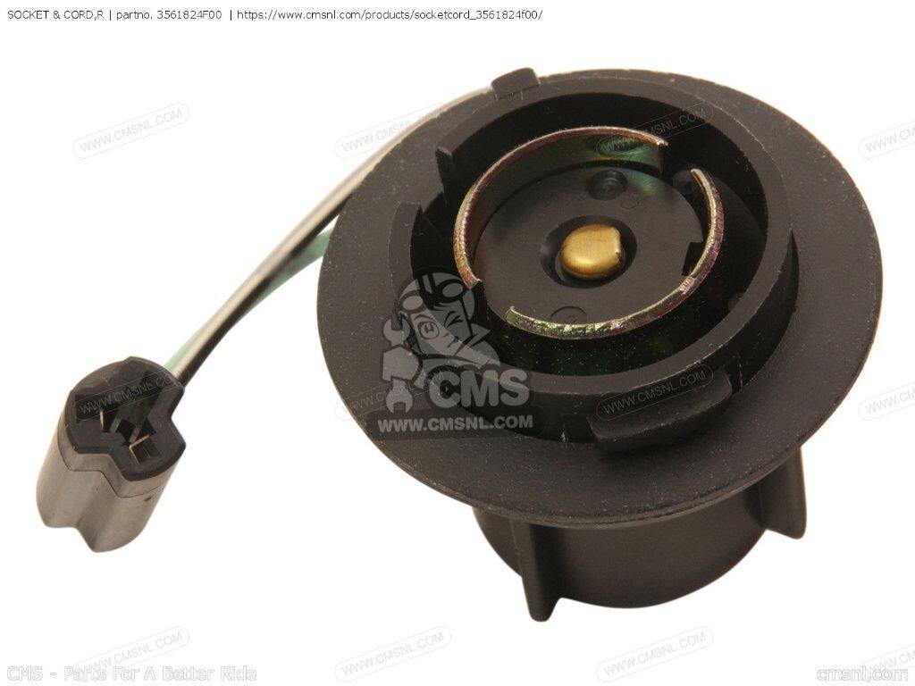 CMS シーエムエス SOCKET ＆ CORD，R［3561824F00］ GSX1300R HAYABUSA GSX1300RZ SUZUKI スズキ その他ウインカーオプション・補修部品 灯火類 電装系