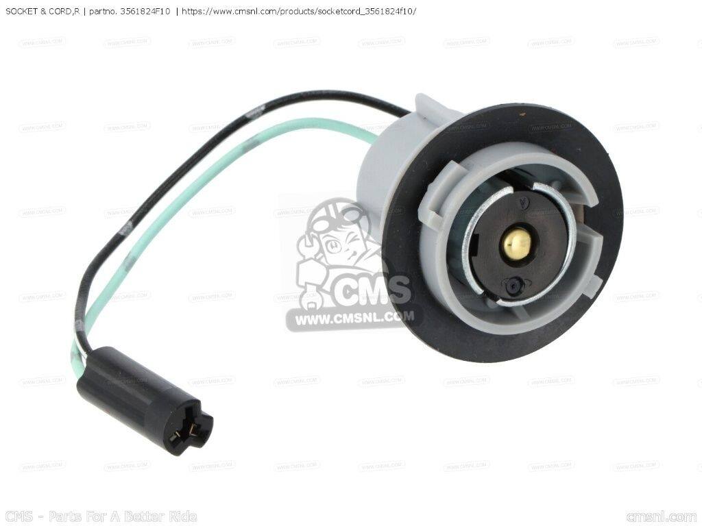 CMS シーエムエス SOCKET ＆ CORD，R［3561824F10］ GSX1300R HAYABUSA GSX1300RZ SUZUKI スズキ その他ウインカーオプション・補修部品 灯火類 電装系