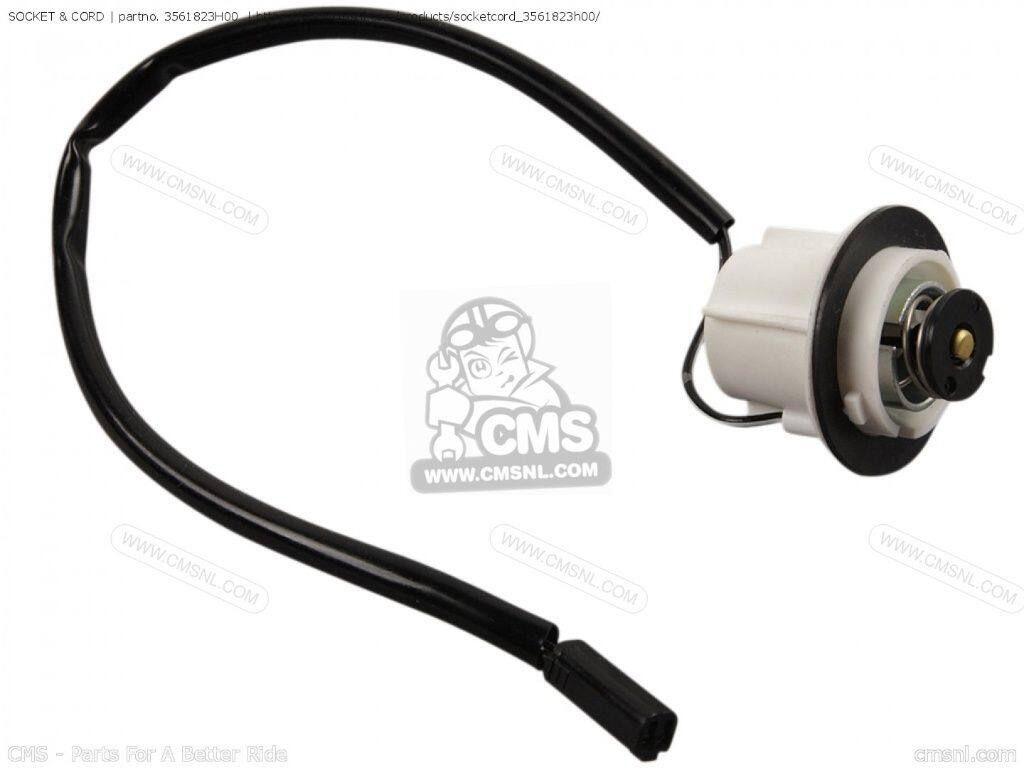 CMS シーエムエス SOCKET ＆ CORD［3561823H00］ GSX1300BK BKING GSX1300BKA SUZUKI スズキ その他ウインカーオプション・補修部品 灯火類 電装系