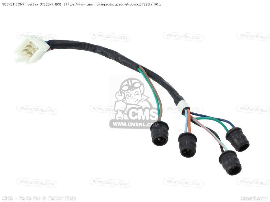 CMS シーエムエス SOCKET COMP［37223KRH901］ XR125L XR125L3 XR125L4 XR125L5 XR125L6 XR125LA HONDA ホンダ その他メーター メーター・インジケーター関係 電装系