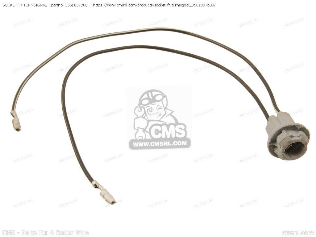 CMS シーエムエス SOCKET，FR TURNSIGNAL［3561837B00］ AD50 AD50W AD50WF AD60 AH75 SUZUKI スズキ ウインカー 灯火類 電装系