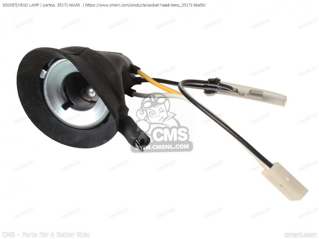 CMS シーエムエス SOCKET，HEAD LAMP［3517146A50］ RG80 RG80C SUZUKI スズキ ヘッドライト 灯火類 電装系