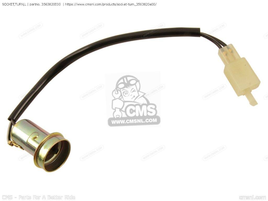 CMS シーエムエス SOCKET，TURN，L［3563820E00］ AN125 AN125U SUZUKI スズキ その他ウインカーオプション・補修部品 灯火類 電装系
