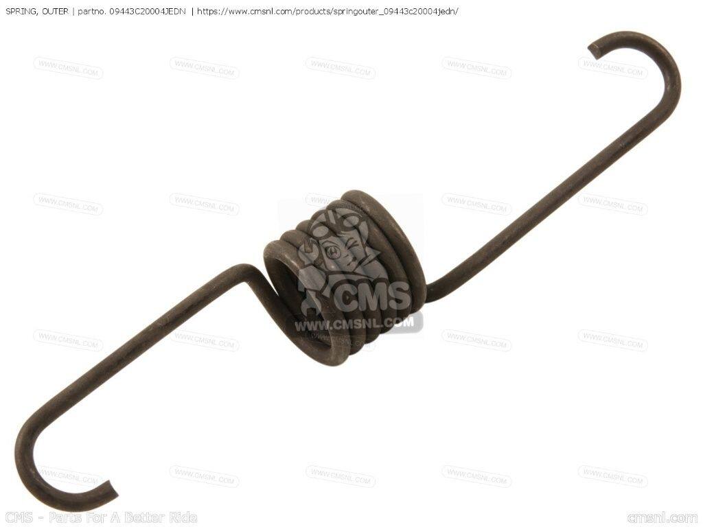 CMS シーエムエス SPRING， OUTER［09443C20004JEDN］ AH100 AH50 AH50G AP50 AP50R7 AP50RF SUZUKI スズキ センター・サイドスタンドスプリング フレーム