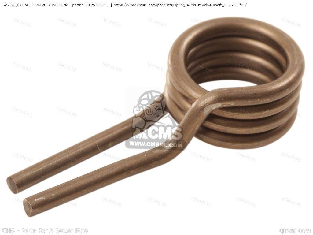 CMS シーエムエス SPRING，EXHAUST VALVE SHAFT ARM［1125736F11］ RM125 RM85 LW SW & RM85L SUZUKI スズキ エンジンバルブ・吸排気バルブ エンジンパーツ エンジン