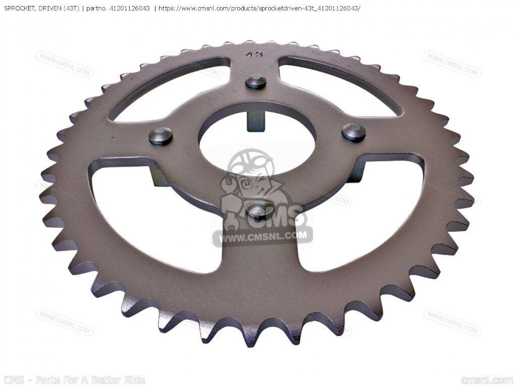 CMS シーエムエス SPROCKET， DRIVEN (43T)［41201126043］ HONDA ホンダ スプロケット 駆動系