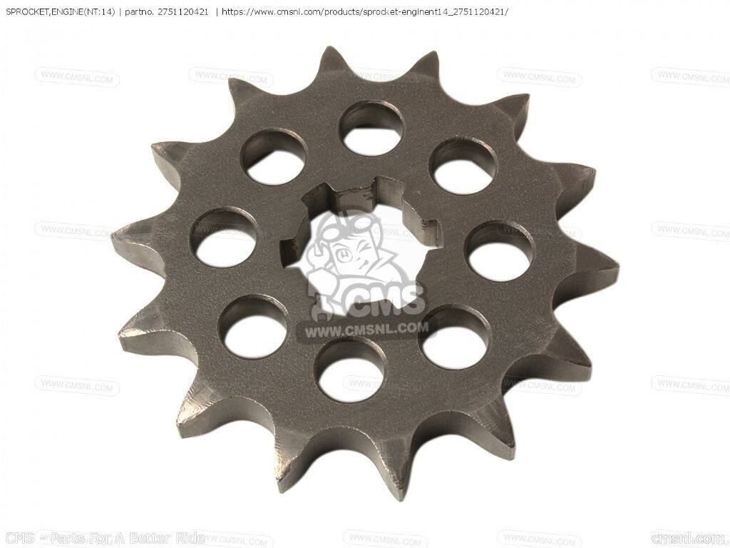 ウェビック 楽天市場店のCMS シーエムエス SPROCKET，ENGINE(NT：14)［2751120421］ RM80 RM80X RM85 SW & LW RM85L SUZUKI スズキ スプロケット 駆動系｜アングル2