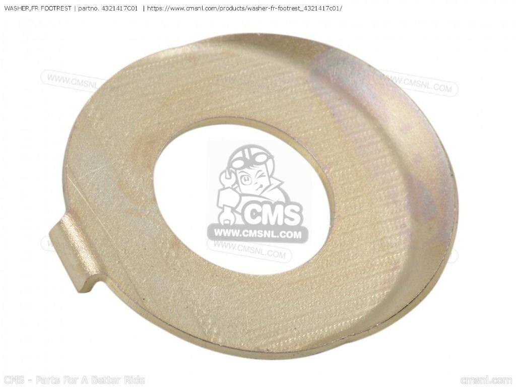 CMS シーエムエス WASHER，FR FOOTREST［4321417C01］ GSXR1100 GSXR750 GSXR750R RF600R RF600RU RF900R SUZUKI スズキ 汎用ワッシャー 外装