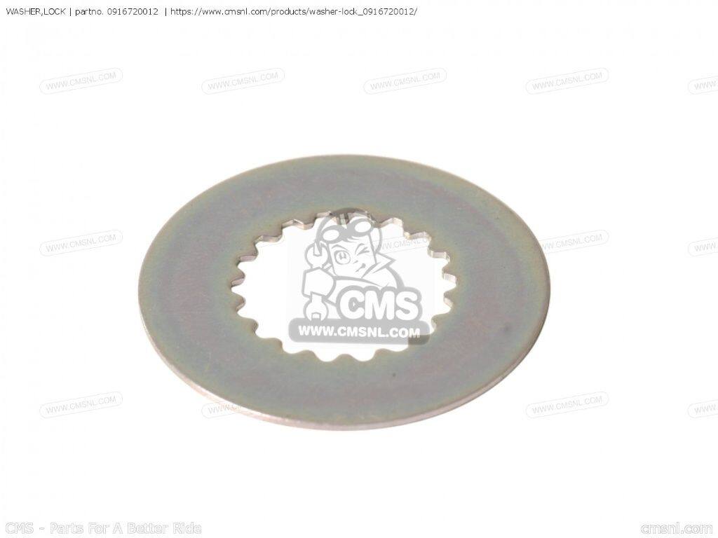 CMS シーエムエス WASHER，LOCK［0916720012］ ALT125 DR100 DR125 DR125S GN125 GN125E GN125U GS125 GS125E GS125ES LT125 PE175 RM100 RM125 RS175 SP100 SP125 SUZUKI スズキ 汎用ワッシャー 外装