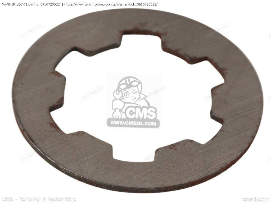 CMS シーエムエス WASHER，LOCK［0916720022］ ALT125 GP100 GP100E GP100U GT185 LT125 T125II TS125 TS185 SUZUKI スズキ 汎用ワッシャー 外装
