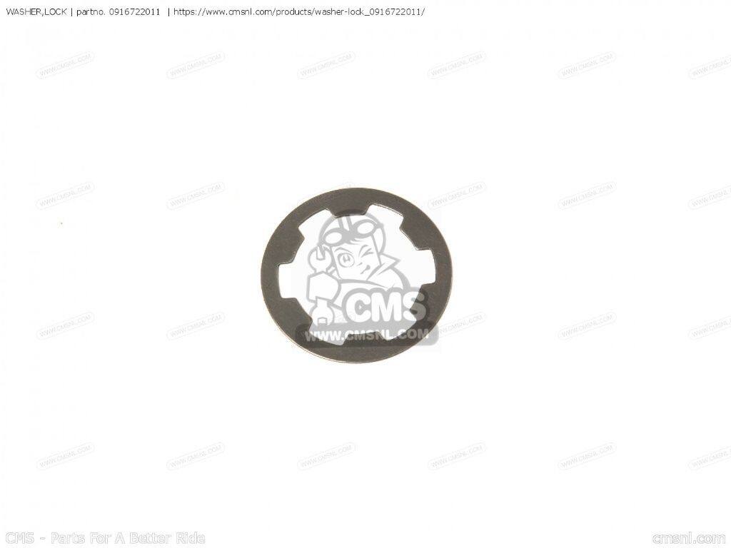 CMS シーエムエス WASHER，LOCK［0916722011］ SUZUKI スズキ 汎用ワッシャー 外装
