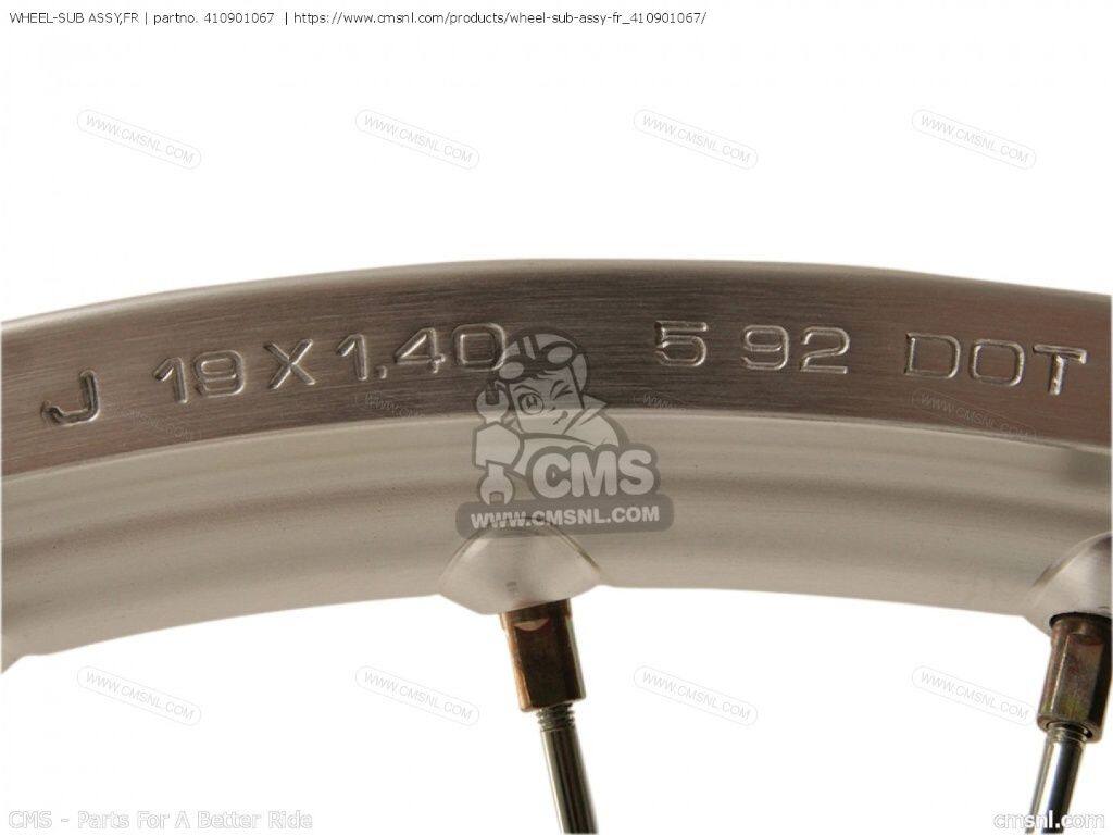 CMS シーエムエス WHEEL-SUB ASSY，FR［410901067］ KAWASAKI カワサキ ホイール ホイール関連 足回り 3