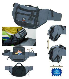 ■商品概要サイズ：H180×W320×D60（増量時130)mm容量：約2.5L（標準時）から約3.5L（増量時）素材：ポリエステル600D／ポリウレタンコーティング■詳細説明スリムボディでタンデム走行でじゃまにならない。荷物が増えれば、ボトムエキスパンダーファスナーで容量アップできます。カードや小物を素早く出し入れできるアッパーポケット。携帯電話やコインを分別収納できるサイドポケットなどなど。ライダーの使いやすさを追求したウエストバッグです。■注意点※メーカー都合により商品の仕様変更がある場合がございます。ご了承ください。