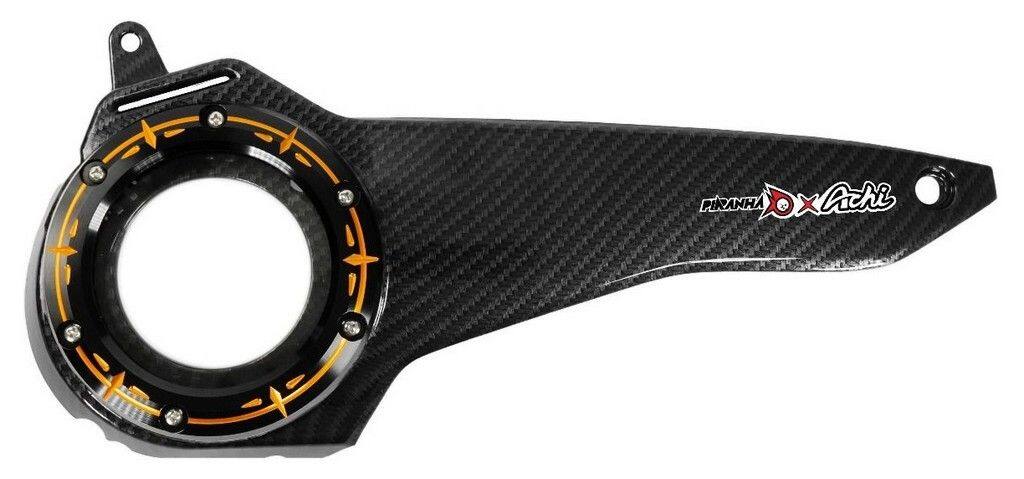 PIRANHA ピラニア CNC CVT Cover Duo Anodize X ACHI EDITION PCX-160 / ADV-160 ADV160 PCX160 HONDA ホンダ その他スクーター駆動オプション・補修部品 スクーター駆動系 駆動系 COLOR：Orange (Shy Orange)