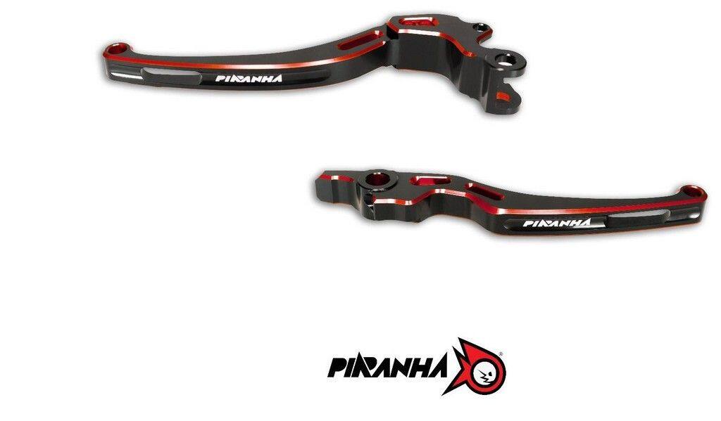 PIRANHA ピラニア CNC Brake Levers Duo Anodize Grand Filano UBS / FAZZIO Special Edition GRAND FILANO YAMAHA ヤマハ ブレーキレバー ハンドル周辺パーツ ハンドル