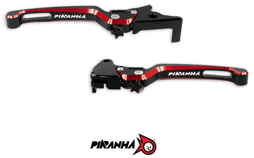 PIRANHA ピラニア CNC Adjustable Brake Levers Duo Anodize Giorno+ ABS Limited Edition GIORNO+ HONDA ホンダ ブレーキレバー ハンドル周辺パーツ ハンドル