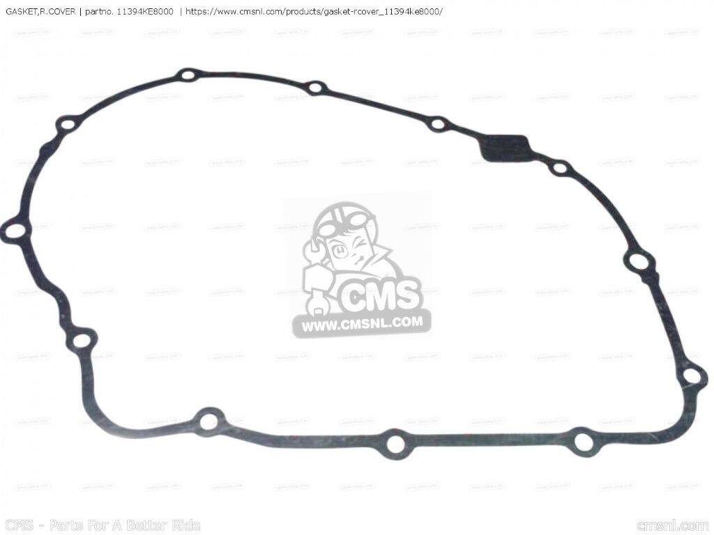 CMS シーエムエス (11394-KBV-000) GASKET，R.COVER (MCA)［11394KE8000］ VF400F VF400F2 VF500C MAGNA V30MAGNA VF500F INTERCEPTOR VF500FII VT250 SPADA VT250F VTR250 VTR HONDA ホンダ エンジンガスケット エンジンパーツ エンジン