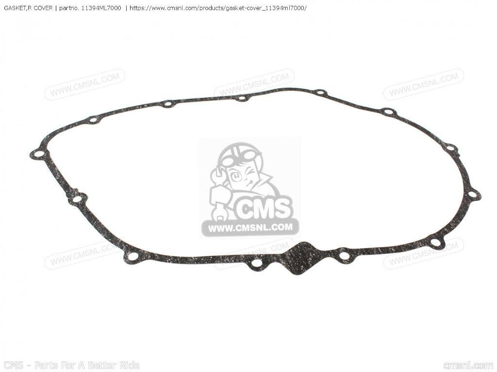 CMS シーエムエス (11394-MY7-000) GASKET，R COVER (MCA)［11394ML7000］ VFR750F INTERCEPTOR VFR750R RC30 VFR750RK HRC RACING KIT GENERAL EXPORT STANDARD NON USA HONDA ホンダ エンジンガスケット エンジンパーツ エンジン