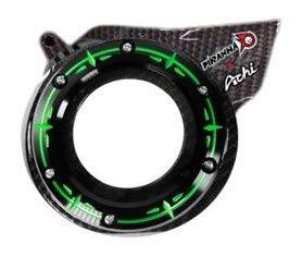PIRANHA ピラニア CNC DUO ANODIZE CVT Cover for Giorno+ / Click-160 - X ACHI EDITION CLICK 160 GIORNO+ HONDA ホンダ その他スクーター駆動オプション・補修部品 スクーター駆動系 駆動系 COLOR：Green