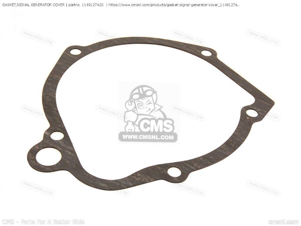 CMS シーエムエス (11491-27A30) GASKET，SIGNAL GENERATOR COVER (NAS)［1149127A20］ GSX1100F GSX1100G GSX600F GSX600FU GSX600FU2 GSX750F KATANA GSX750FSK SUZUKI スズキ ガスケット