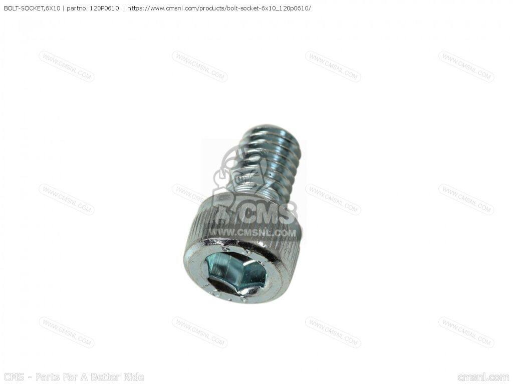 CMS シーエムエス (120CA0610) BOLT-SOCKET，6X10［120P0610］ KAWASAKI カワサキ ヘッドライト 灯火類 電装系