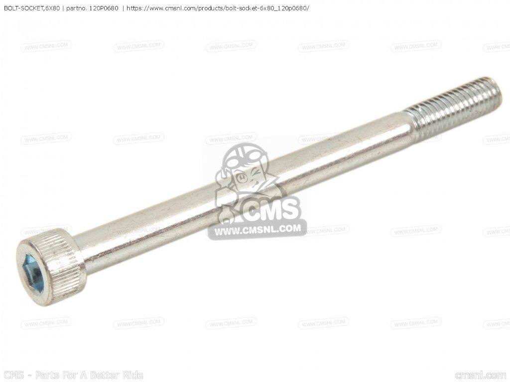 CMS シーエムエス (120CA0680) BOLT-SOCKET，6X80［120P0680］ KZ550F1 SPECTRE KZ550F2 SHAFT KZ550M1 KZ650H2 CSR KZ650H3 KZ750F1 KZ750H1 KZ750H2 KZ750H3 KZ750H4 KZ750L3 KZ750N1 KZ750N2 KAWASAKI カワサキ 汎用ボルト・ネジ
