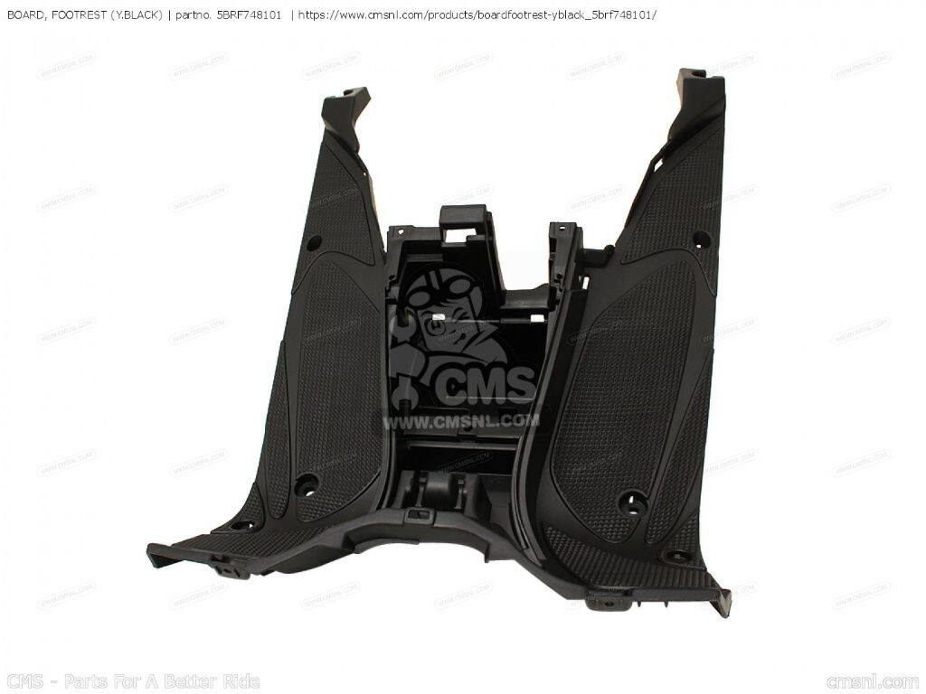 CMS シーエムエス BOARD， FOOTREST (Y.BLACK)［5BRF748101］ YQ50 YQ50L YAMAHA ヤマハ フットペグ ステップ 足回り