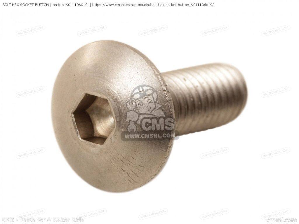 CMS シーエムエス BOLT HEX SOCKET BUTTON［9011106X19］ MT03 WR125R WR125X XT660Z XT660ZA YAMAHA ヤマハ 汎用ボルト・ネジ