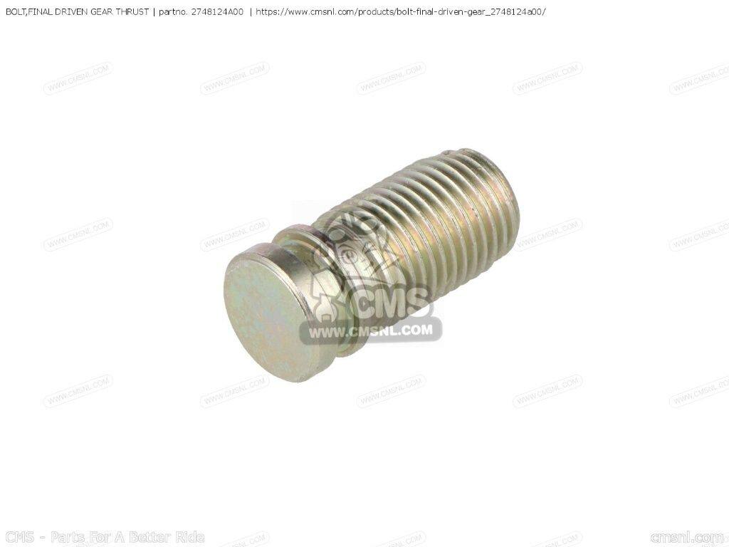 CMS シーエムエス BOLT，FINAL DRIVEN GEAR THRUST［2748124A00］ GSX1100G GV1400GC CAVALCADE GV1400GD GV1400GT SUZUKI スズキ 汎用ボルト・ネジ