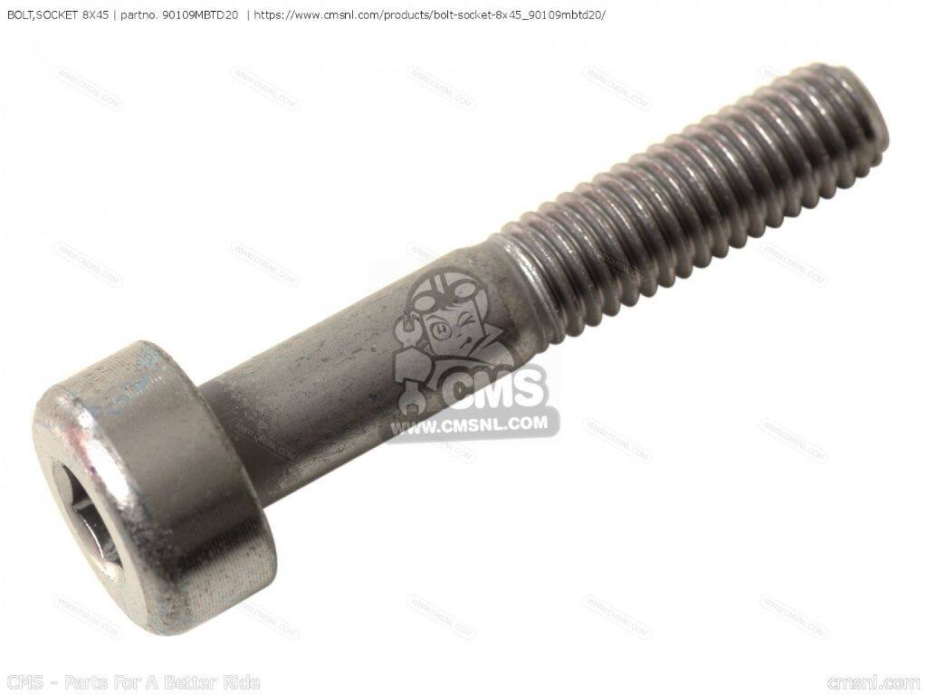 CMS シーエムエス BOLT，SOCKET 8X45［90109MBTD20］ XL1000V VARADERO XL1000VA XL125V HONDA ホンダ 汎用ボルト・ネジ