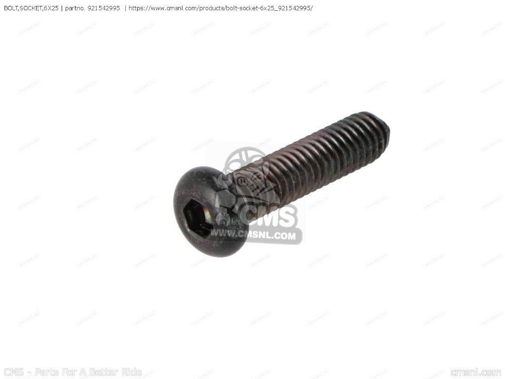 CMS シーエムエス BOLT，SOCKET，6X25［921542995］ BX125AKF NINJA 125 BX125AKFA BX125ALF BX125BMFAN KAWASAKI カワサキ 汎用ボルト・ネジ