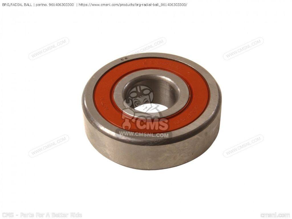 CMS シーエムエス BRG，RADIAL BALL［961406303300］ LS125R TH110 HONDA ホンダ ベアリング