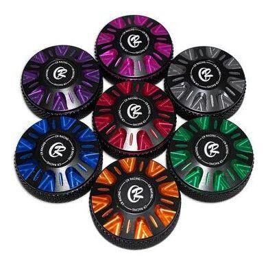 PIRANHA ピラニア CNC DUAL ANODIZED Brake Fluid Reservoir Cap for BREMBO 15ml - CR RACING マスターシリンダータンクキャップ・リザーバーカバー ブレーキ