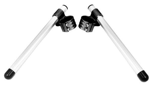 PIRANHA ピラニア CNC Over-Triple-Tree Clip-On Handlebars (51 mm) - CR RACING セパレートハンドル ハンドル