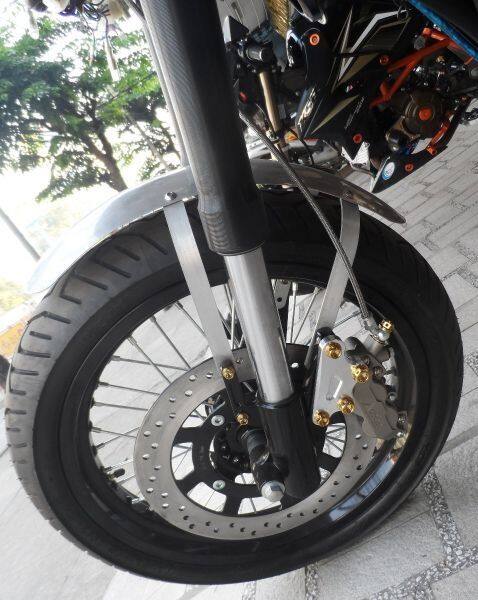 PIRANHA ピラニア Front Brake Caliper Adapter Bracket for External 4-Pot CENTA...