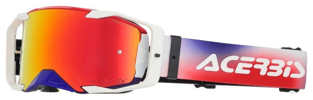 ■商品概要カラー：253 - blue/red素材：・ストラップ：ポリエステル 10％・レンズ：ポリカーボネート 25％・フォーム：ポリエチレン 15％・フレーム：ABS 25％・フレーム：TPU 25％■詳細説明過酷なコンディションでも、最高レベルの視界、保護性能、快適性を求めるエリートライダー向けに設計されています。クイックリリースレンズシステムにより、光の変化にすばやく対応でき、清掃時もレンズを素早く簡単に取り外せます。高品質な防曇コーティングが長時間のライディングでも結露を抑え、効果を長く発揮します。ミラーレンズを付属し、日差しを反射して過度なまぶしさを抑えることで、明るい環境での視認性を高めます。射出成形レンズ構造により、泥や飛び石などに対する耐久性と耐衝撃性を高め、外側の耐傷コーティングがライディングを重ねてもクリアな視界を保ちます。PERCEPTIONレンズテクノロジーがあらゆる天候で光の透過性を高め、視界を鮮明にします。またMaxVisionデザインにより視野を広げ、安全なライディングをサポートします。二重密度フレームは、剛性のあるアウター構造と柔らかなTPUインナーフレームを組み合わせ、さまざまな顔の形に快適にフィットします。大型ベンチレーションポートが使用中の安定した通気を促します。ノーズ部分を熱成形した3層フォームシステムにより、優れた快適性とフィット感を実現します。OTG対応(Over The Glasses)のため、度付きメガネを着用したまま快適に使用できます。シリコングリップ付き45mm幅エラスティックストラップが、ヘルメット上でゴーグルをしっかり保持します。レースやトレーニングでのティアオフに対応し、過酷なコンディション向けのオプションRoll-Offシステムにも対応します。Roll-OffキットはすべてのVortexゴーグルに装着でき、最大限の視界を確保する特大50mmフィルムを採用しています。さらに、着脱式ストラップと着脱式ノーズガードを備え、汎用性を高めています。■注意点※取扱説明書が付属する場合は外国語となります。※輸入商材の為、納期が遅れる場合がございます。あらかじめご了承ください。※画像には他の商品が含まれている場合があります。※メーカー都合により商品の仕様変更がある場合がございます。ご了承ください。　※受注後のキャンセル、返品、都合交換はできません。予めご了承ください。