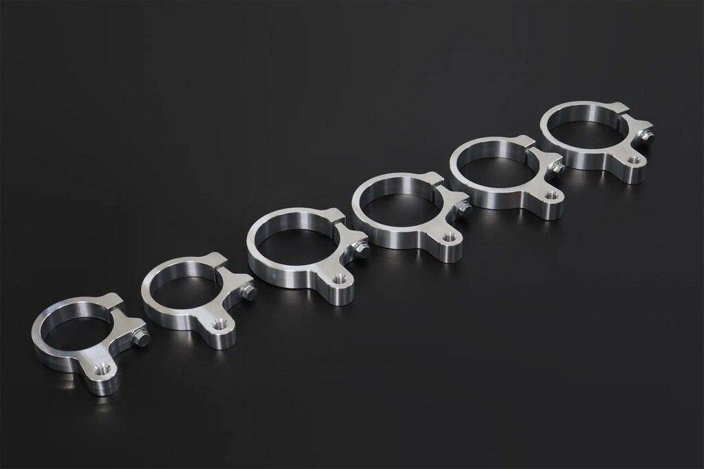 TYGA PERFORMANCE タイガパフォーマンス Set， Steering Damper Clamp， 41mm. ス...